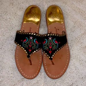 Jack Rogers Parrot Sandals.